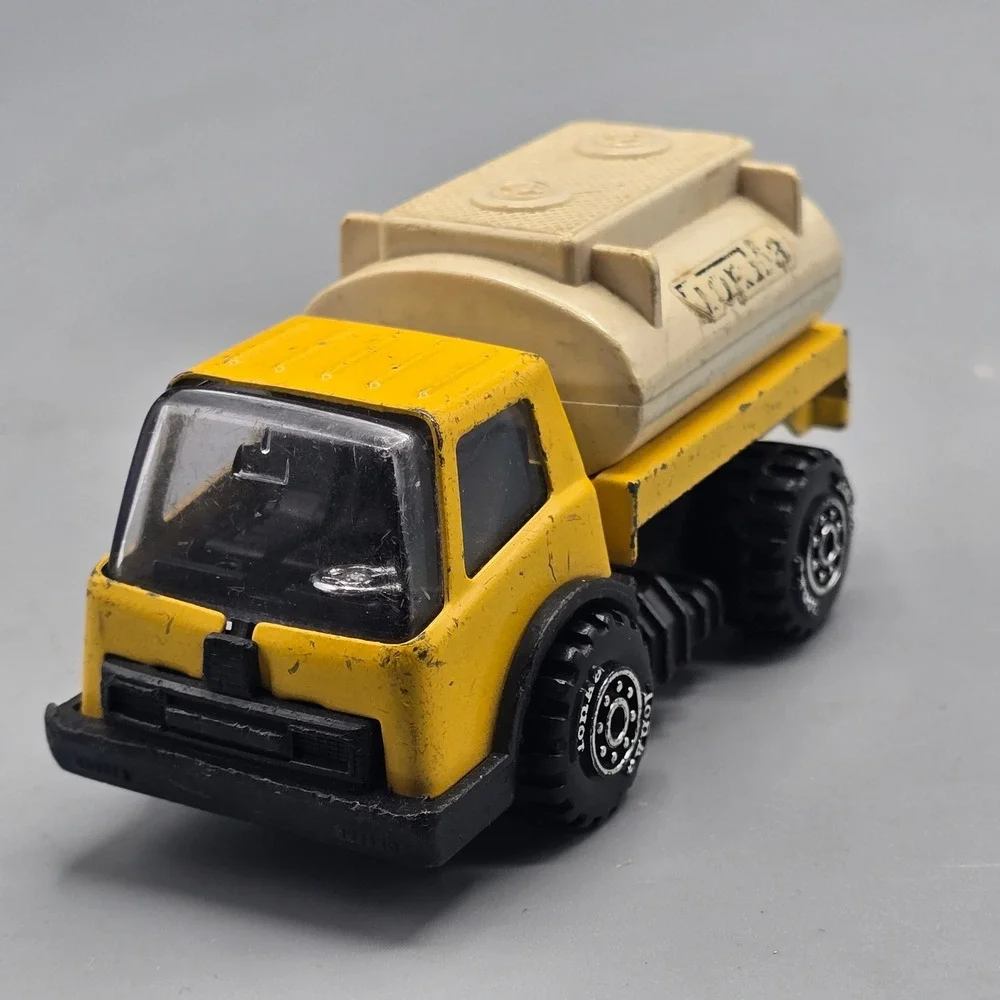Vintage Tonka Tanker Truck Yellow Diecast Metal Made in Japan Toy Vehicle